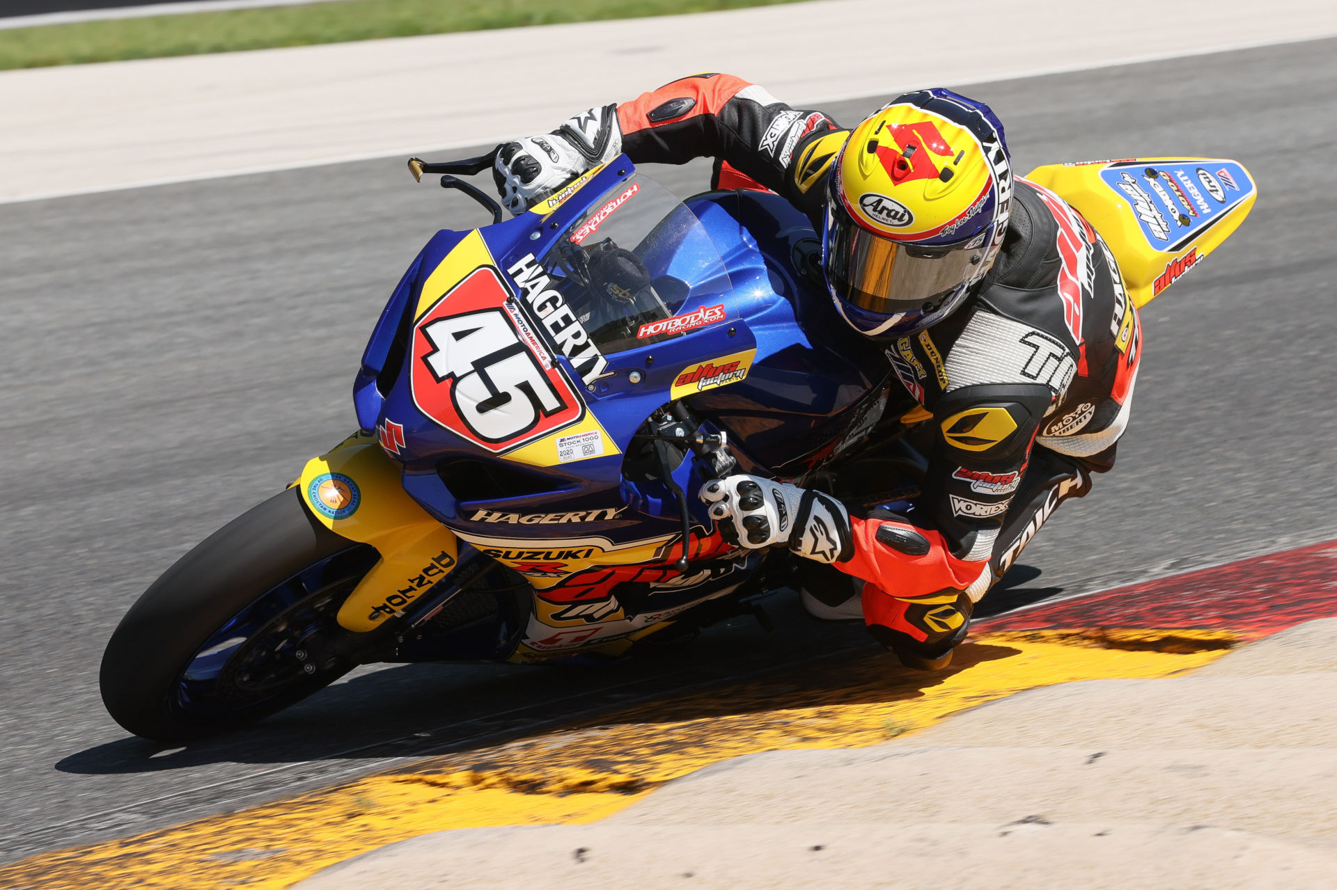 MotoAmerica Petersen Leads Stock 1000 Warm Up At Road America 