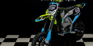 A Cobra CX-E5 electric mini-bike.