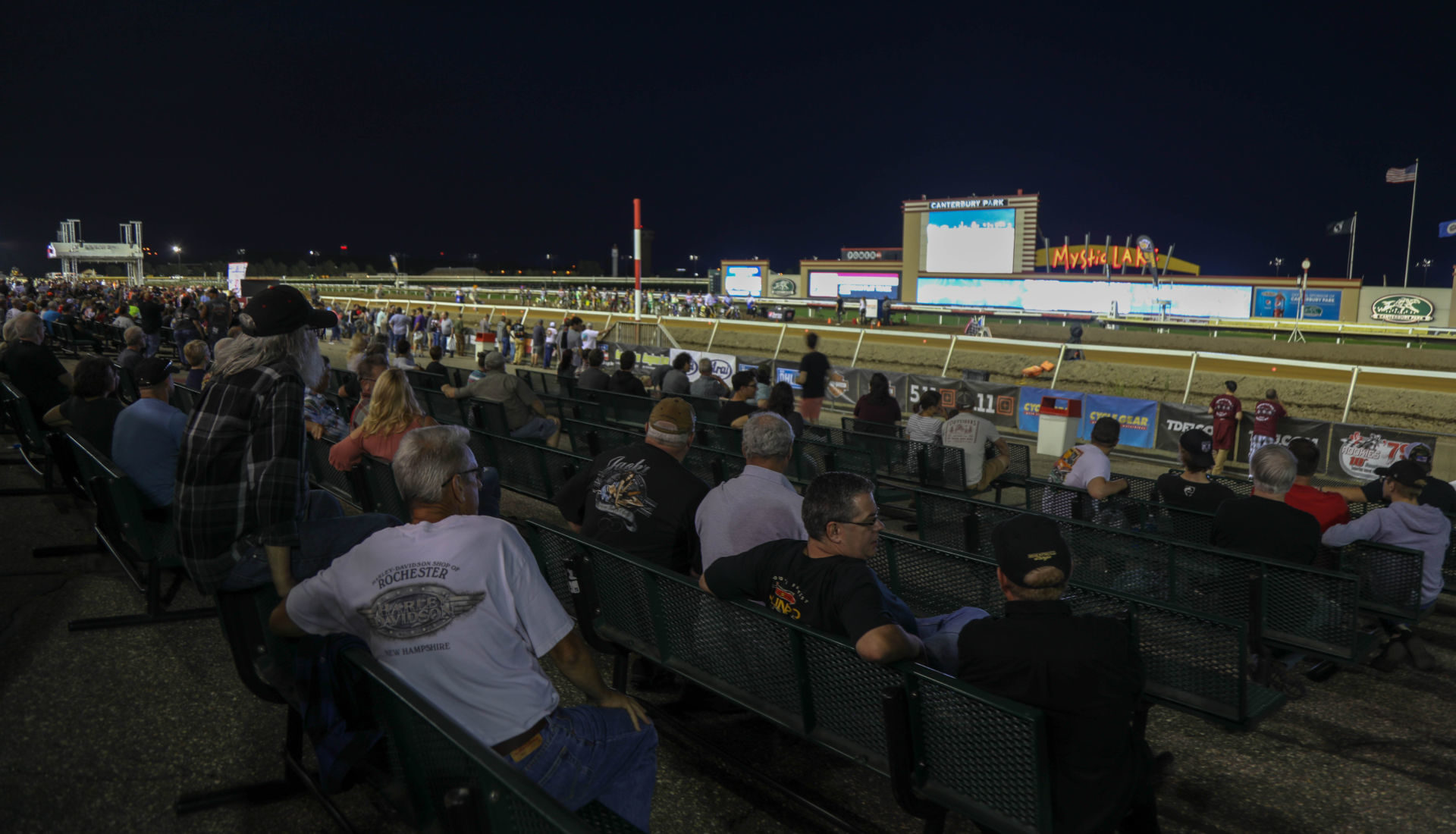 The American Flat Track event at the Minnesota Mile. Photo by Scott Hunter, courtesy of AFT.