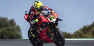 World Superbike: Alvaro Bautista Will See Circuit De Nevers Magny-Cours For The First Time This Coming Weekend Alvaro Bautista (19) on his Ducati Panigale V4 R.
