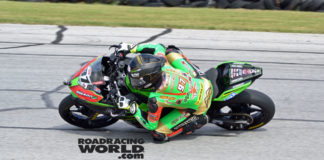 Rocco Landers (97) won four races Saturday at the "Invite" event presented by Dunlop at Hallett Motor Racing Circuit. Photo by David Swarts.