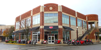 Ducati Redmond, one of five Seattle-area dealerships owned by the same person to close recently. Photo courtesy of Ducati North America.