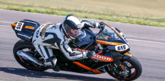 MRA Ladies of the Rockies Champion Cindy Wulf (615) in action at High Plains Raceway. Photo by Sara Hunter, courtesy of MRA.