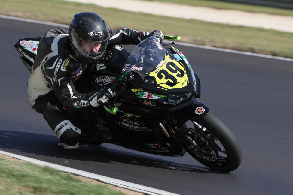 Jacob Stroud (39) at Barber Motorsports Park. Photo by Brian J. Nelson, courtesy of Quarterley Racing On Track Development.