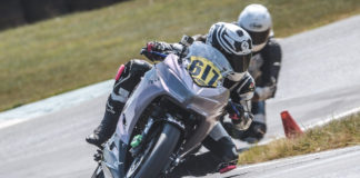 Motogladiator Race Results From Summit Point Motorsports Park Mikayla Moore (617) won the Motogladiator Ninja 400 race on Summit Point's Shenandoah Circuit. Photo by Vae Vang/Noiseless Productions, courtesy of Motogladiator.