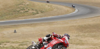 Jayson Uribe (36) at speed at Thunderhill Raceway Park. Photo by Max Klein/Oxymoron Photography, courtesy of AFM.