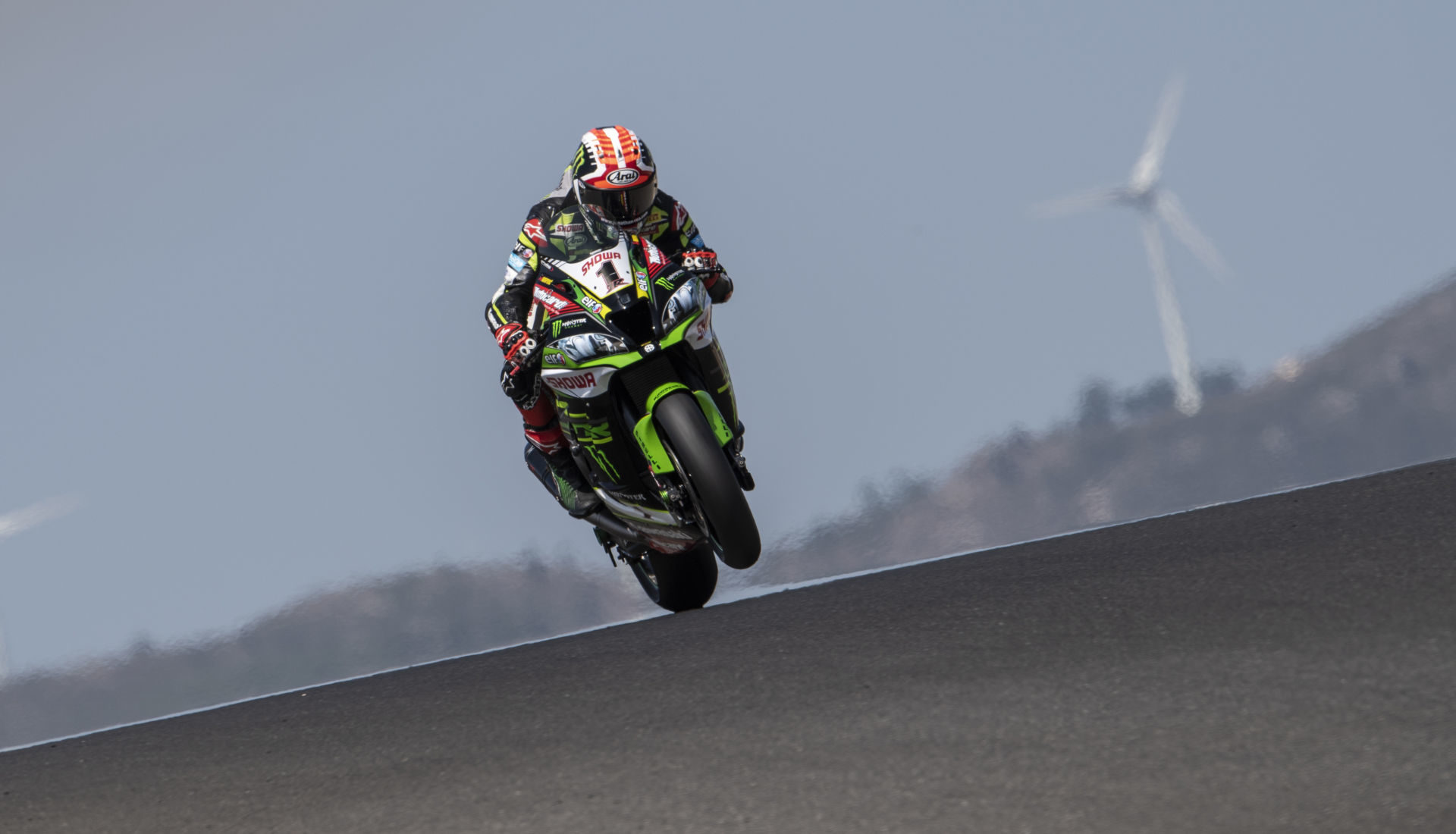 Four-time Superbike World Champion Jonathan Rea (1). Photo courtesy of Kawasaki.