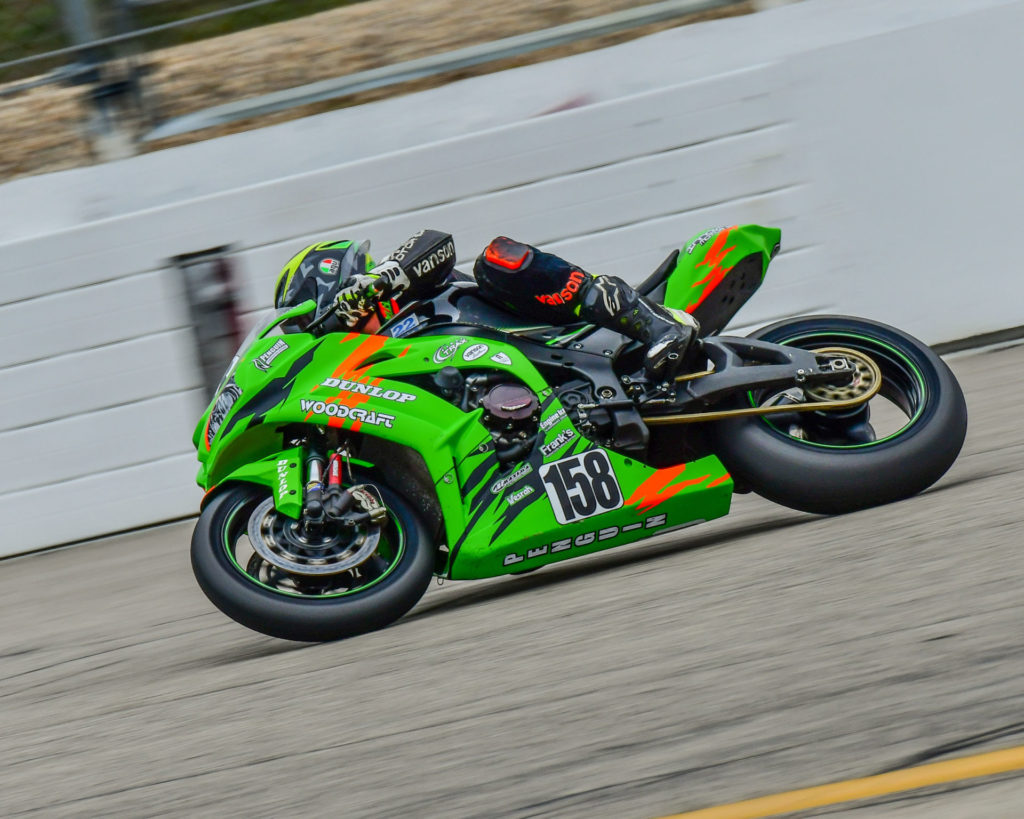 LRRS racer Tyler Wasserbauer (158). Photo by Martin Hanlon, courtesy of LRRS/NHMS.