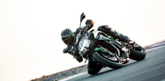 Kawasaki Releases More Details About The 2020-Model Z H2 A 2020 Kawasaki Z H2 at speed. Photo courtesy of Kawasaki Motors Corp., U.S.A.