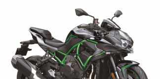 A 2020-model Kawasaki Z H2. Photo courtesy of Kawasaki.