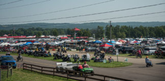 Mid-Ohio Sports Car Course, as seen during AMA Vintage Motorcycle Days 2019. Photo by Jen Muecke, courtesy AMA.