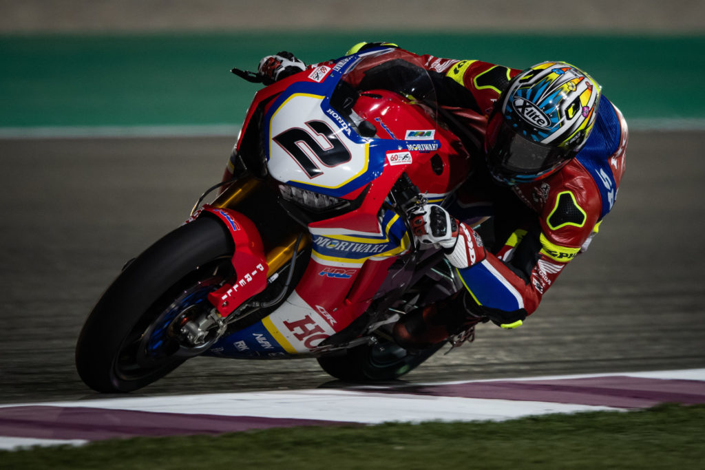 Leon Camier (2). Photo courtesy of Moriwaki Althea Honda Team.