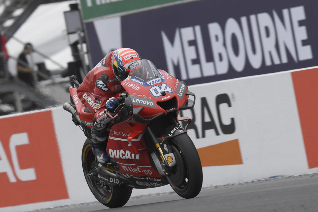 Andrea Dovizioso (04). Photo courtesy of Ducati.