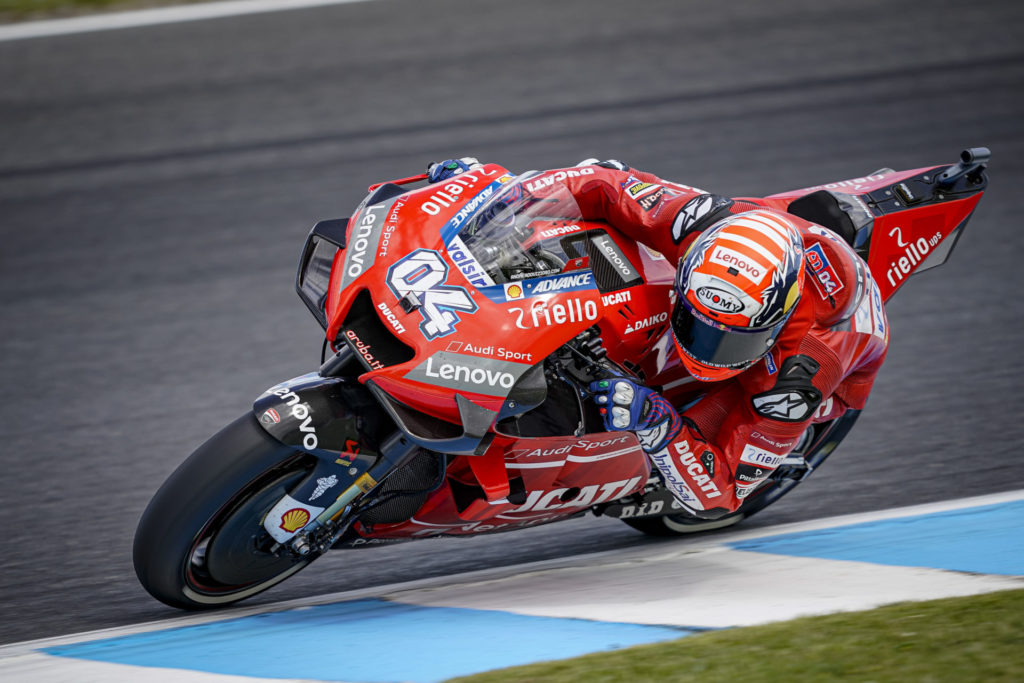 Andrea Dovizioso (04). Photo courtesy of Ducati.