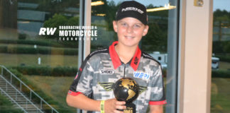 Blake Davis, the 2019 Nicky Hayden AMA Road Race Horizon Award winner. Photo by David Swarts.