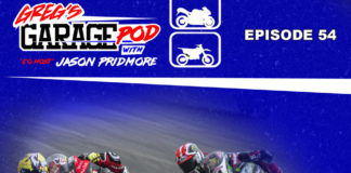 World Superbike stars Alvaro Bautista (19) and Jonathan Rea (1). Photo courtesy of Greg's Garage Pod.