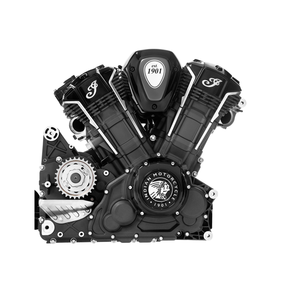 The right side of Indian Motorcycle's new PowerPlus V-Twin engine. Photo courtesy of Indian Motorcycle.