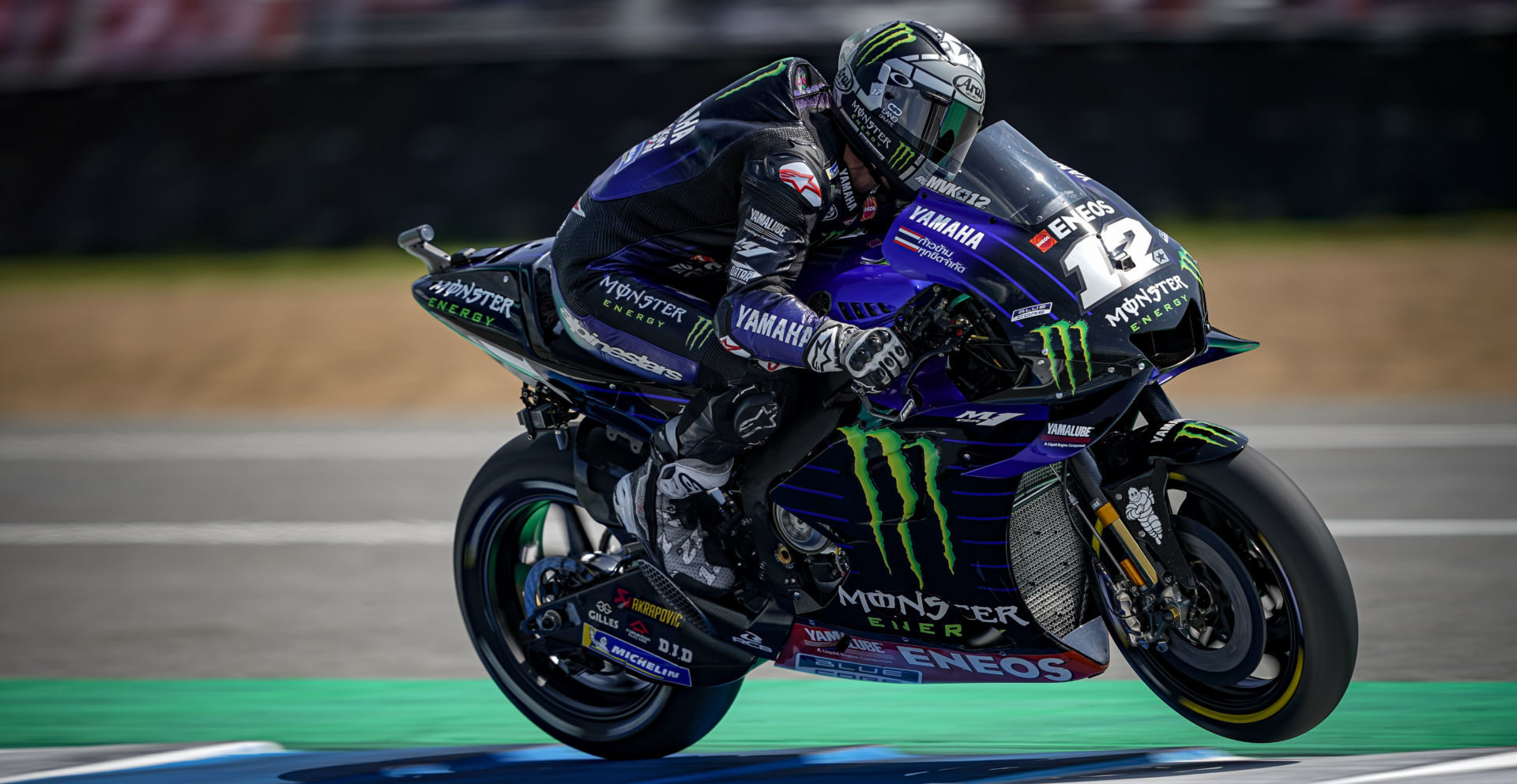 Maverick Vinales (12). Photo courtesy of Monster Energy Yamaha.