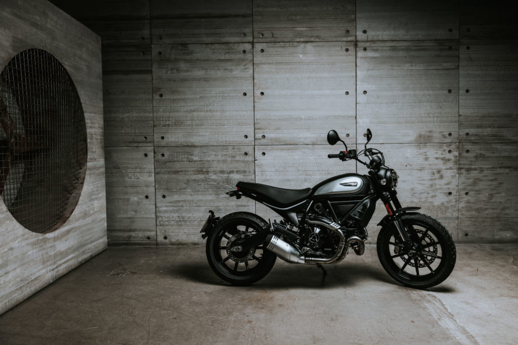 A 2020-model Ducati Scrambler Icon Dark. Photo courtesy of Ducati.