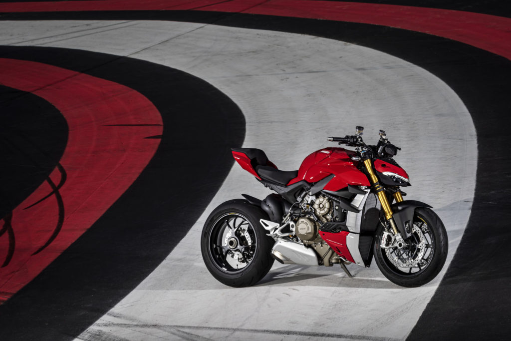 A 2020-model Ducati Streetfighter V4 S. Photo courtesy of Ducati.