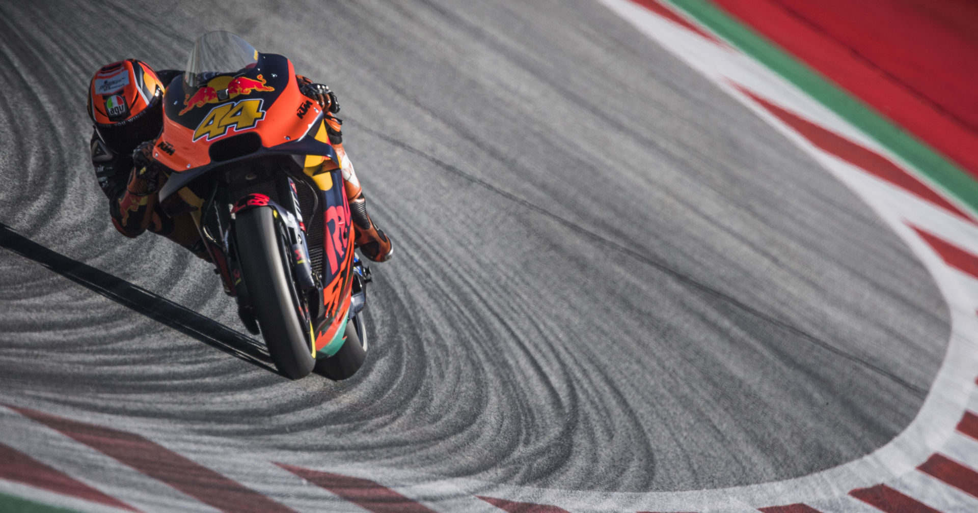 Pol Espargaro (44) will continue to lead Red Bull KTM's factory MotoGP team, but he will get a new teammate in 2020. Photo courtesy of KTM Images.