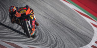 Pol Espargaro (44) will continue to lead Red Bull KTM's factory MotoGP team, but he will get a new teammate in 2020. Photo courtesy of KTM Images.