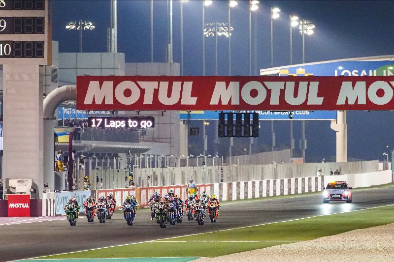 The start of World Superbike Race One. Photo courtesy of Dorna WorldSBK Press Office.