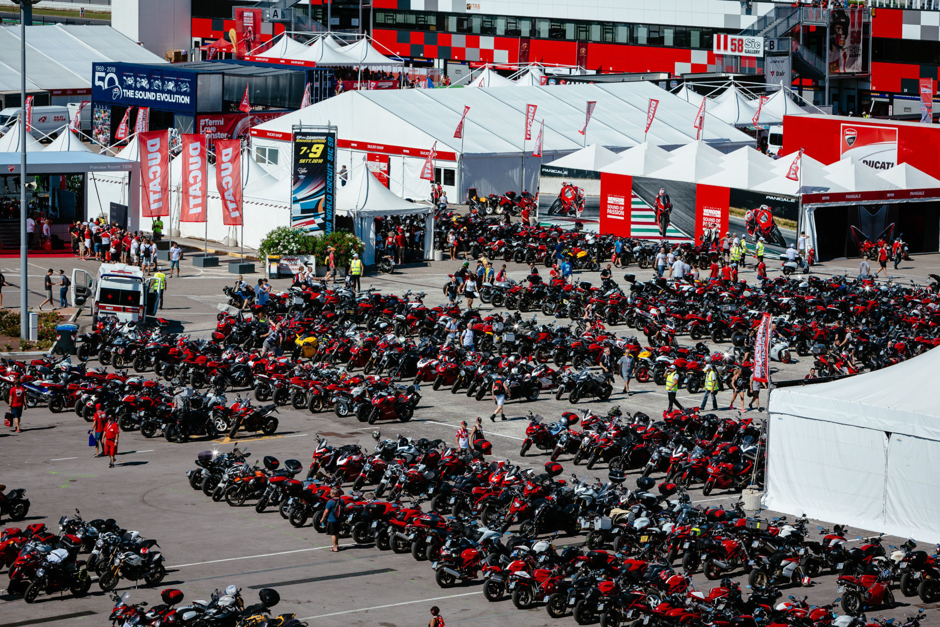 World Ducati Week will be held at Misano World Circuit Marco Simoncelli July 17-19, 2020.