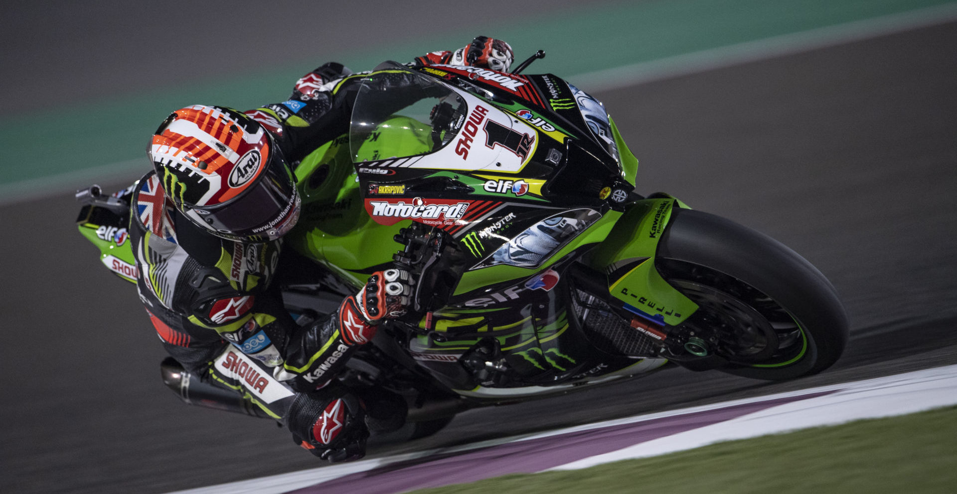 Jonathan Rea (1). Photo courtesy of Kawasaki.