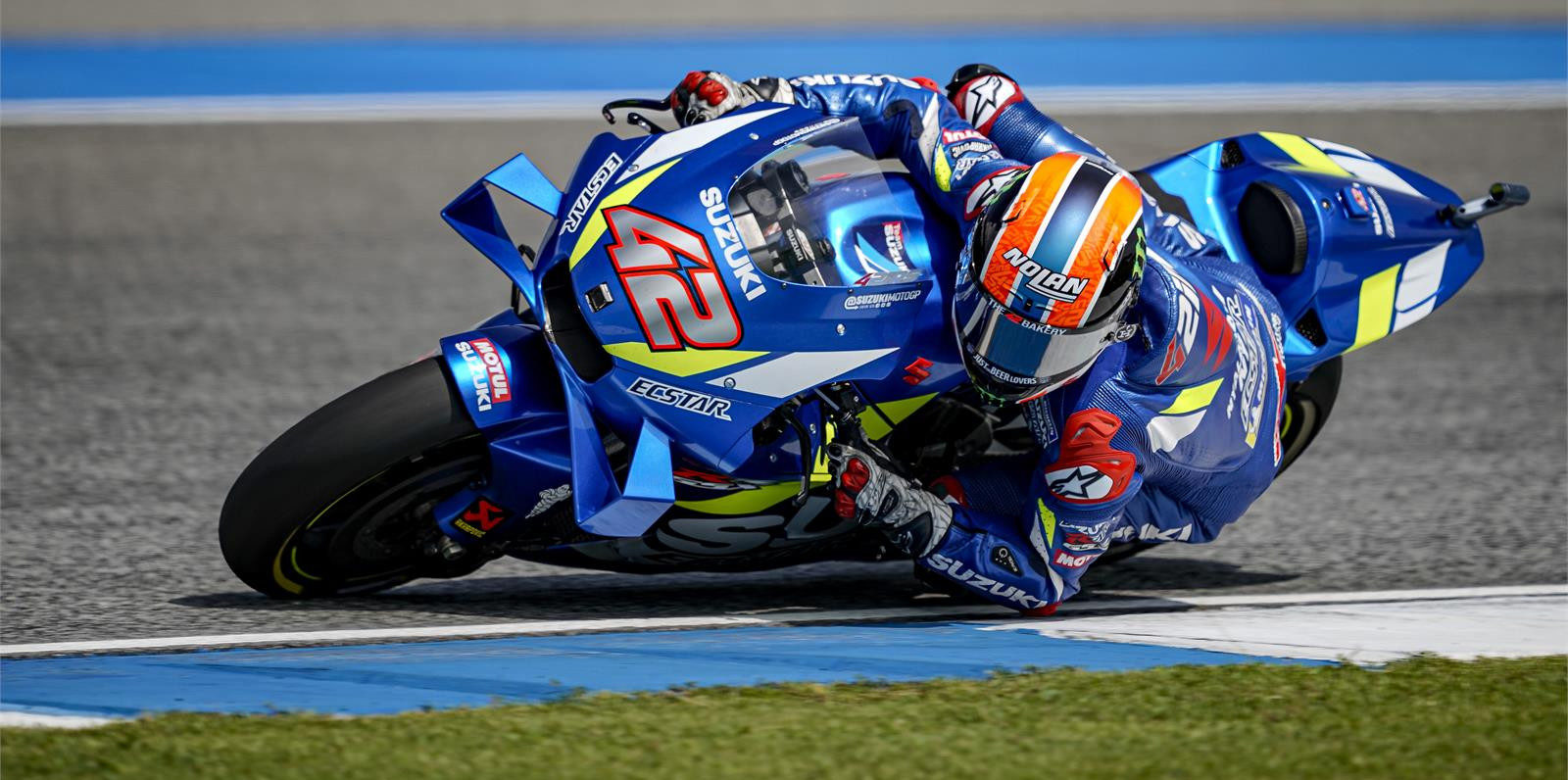 Alex Rins (42). Photo courtesy of Team Suzuki Press Office.