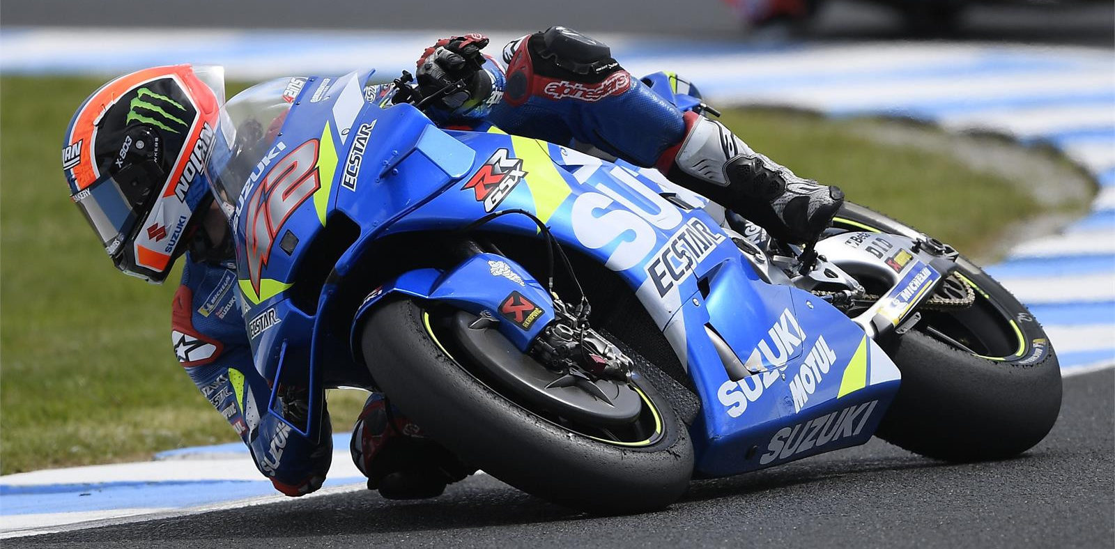 Team Suzuki ECSTAR's Alex Rins (42). Photo courtesy of Team Suzuki Press Office.