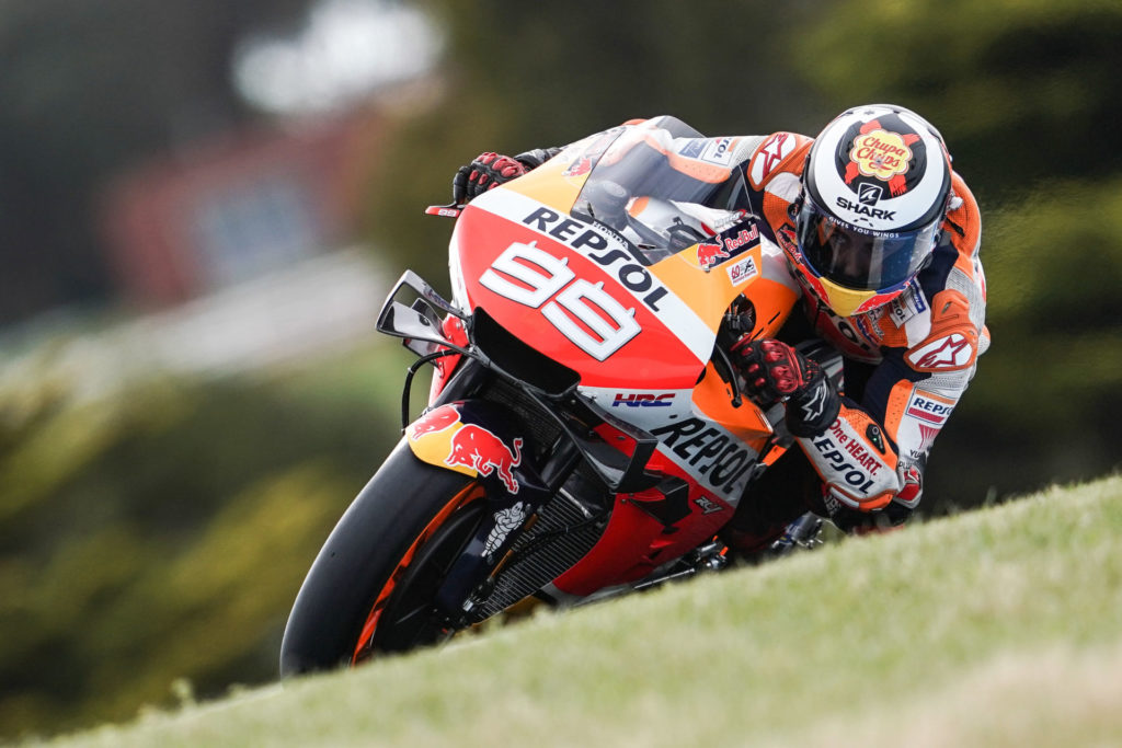 Jorge Lorenzo (99). Photo courtesy of Repsol Honda.