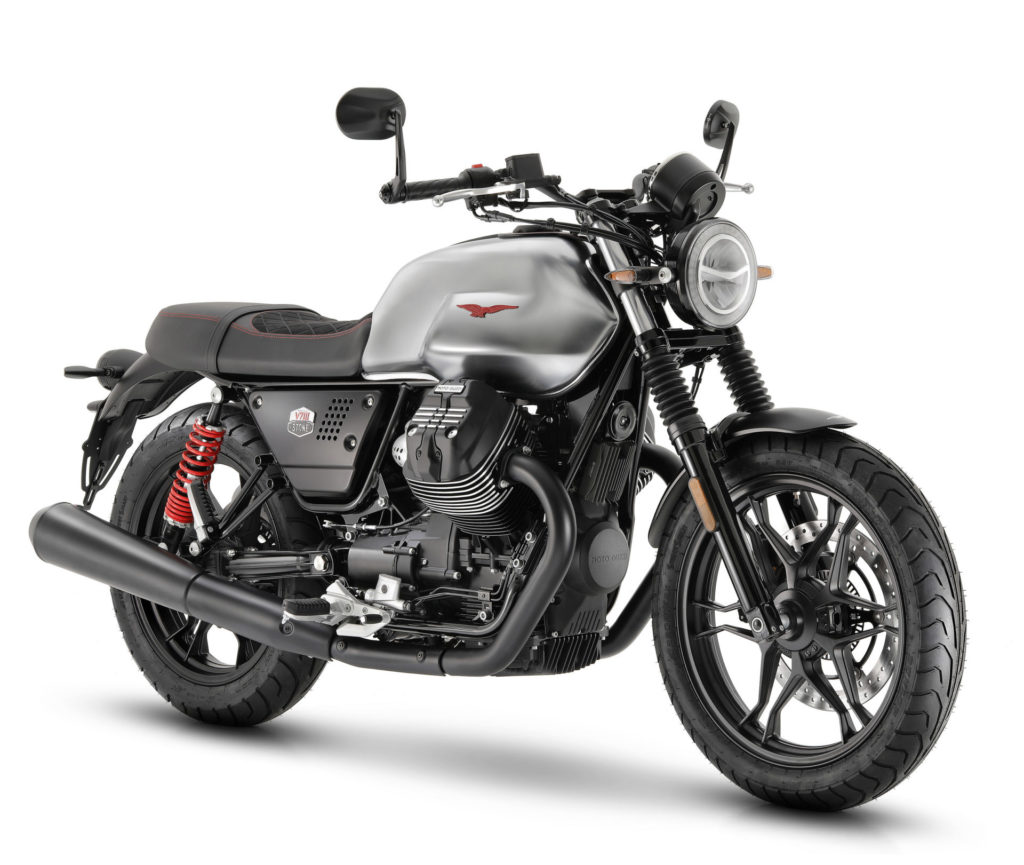 A 2020 Moto Guzzi V7 III Stone S. Photo courtesy of Piaggio Group.