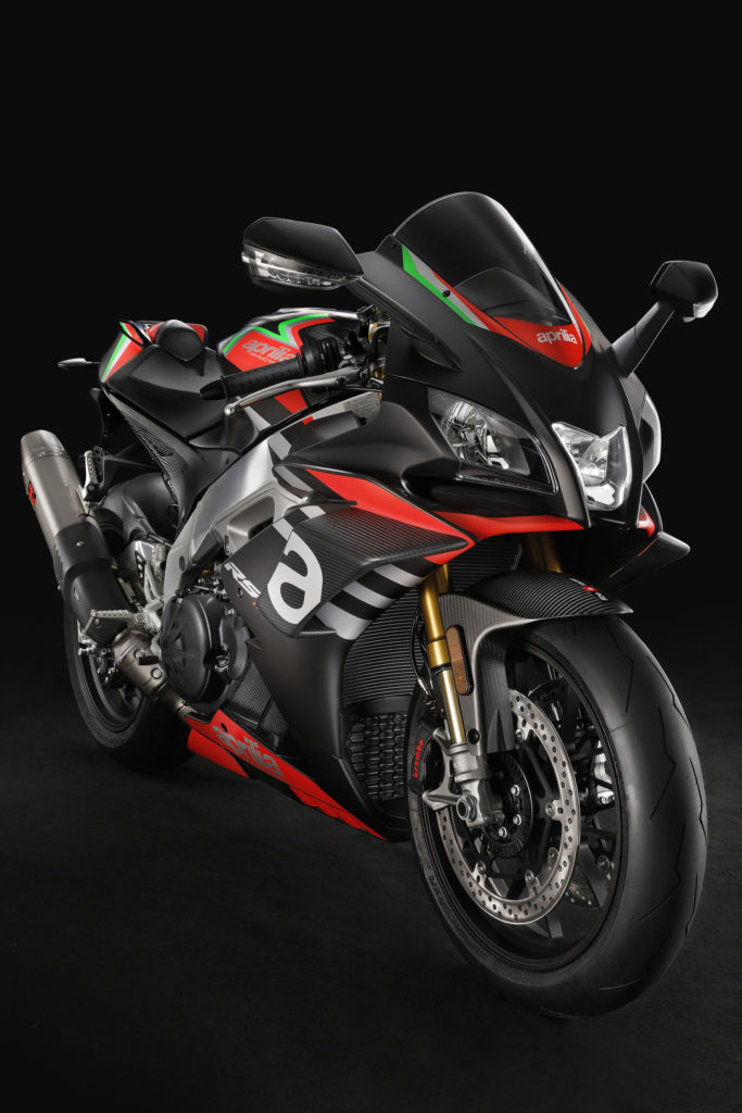 Aprilia's 2020 RSV4 1100 Factory. Photo courtesy of Piaggio Group.