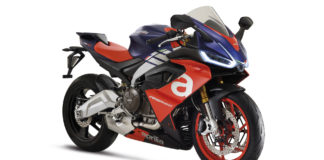 Aprilia's new RS 660 twin-cylinder sportbike. Photo courtesy of Piaggio Group.