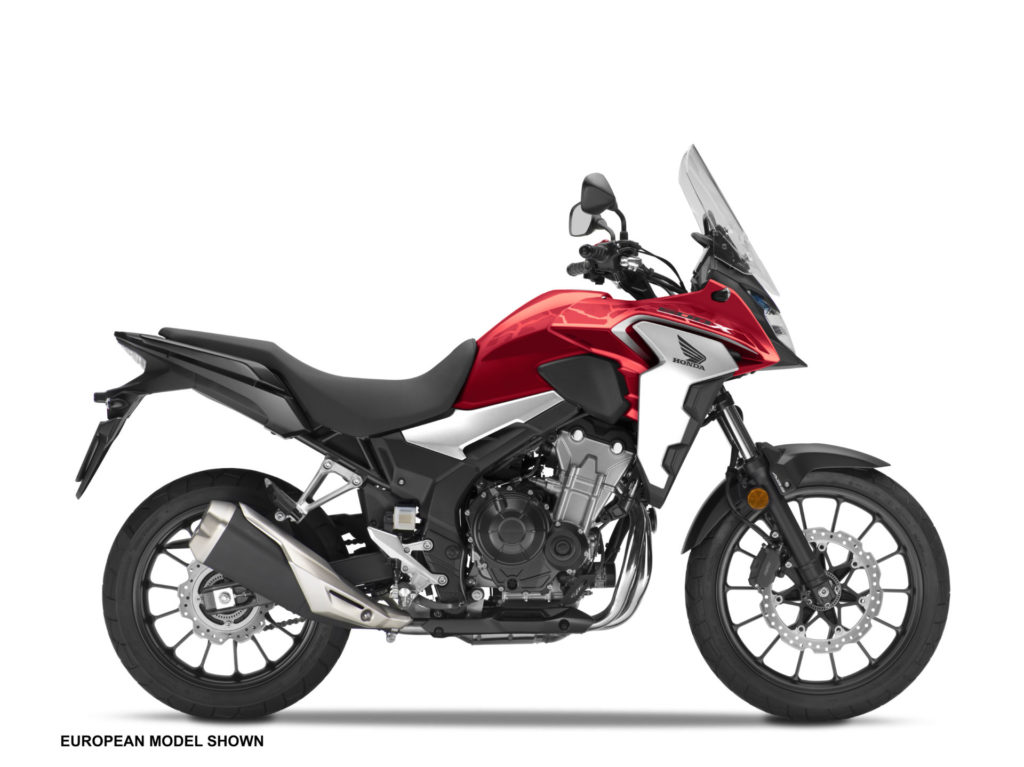 A 2020 Honda CB500X. Photo courtesy of American Honda.