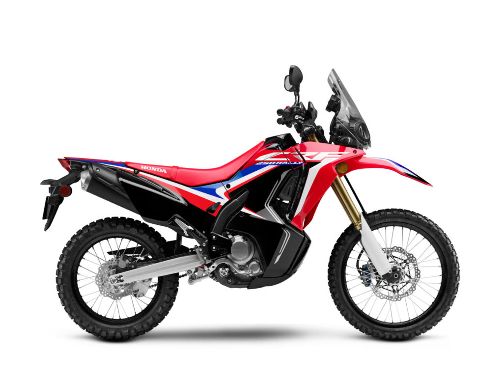 A 2020 Honda CRF250L. Photo courtesy of American Honda.