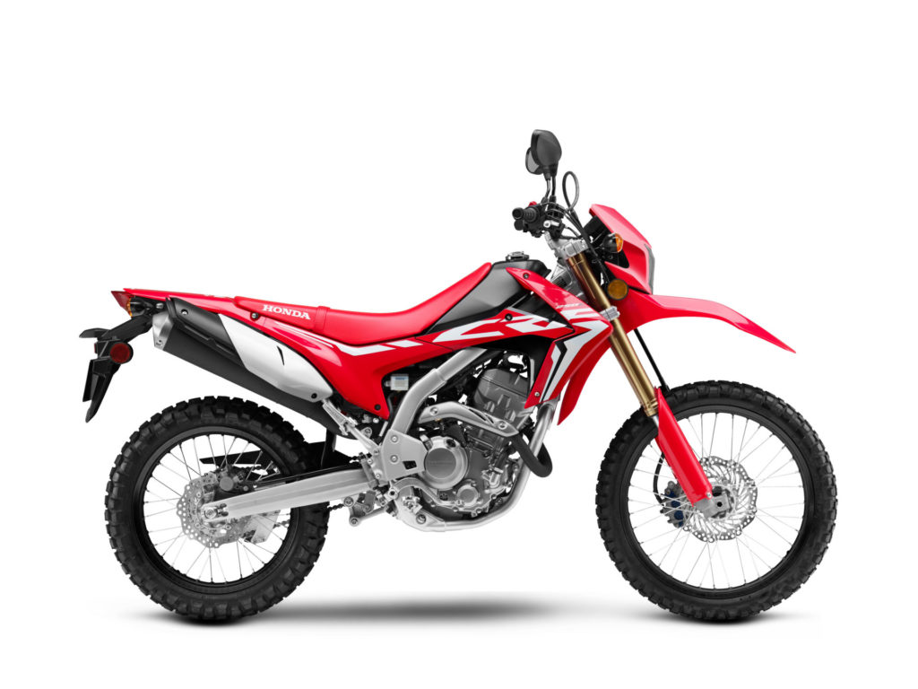 A 2020 Honda CRF250L. Photo courtesy of American Honda.