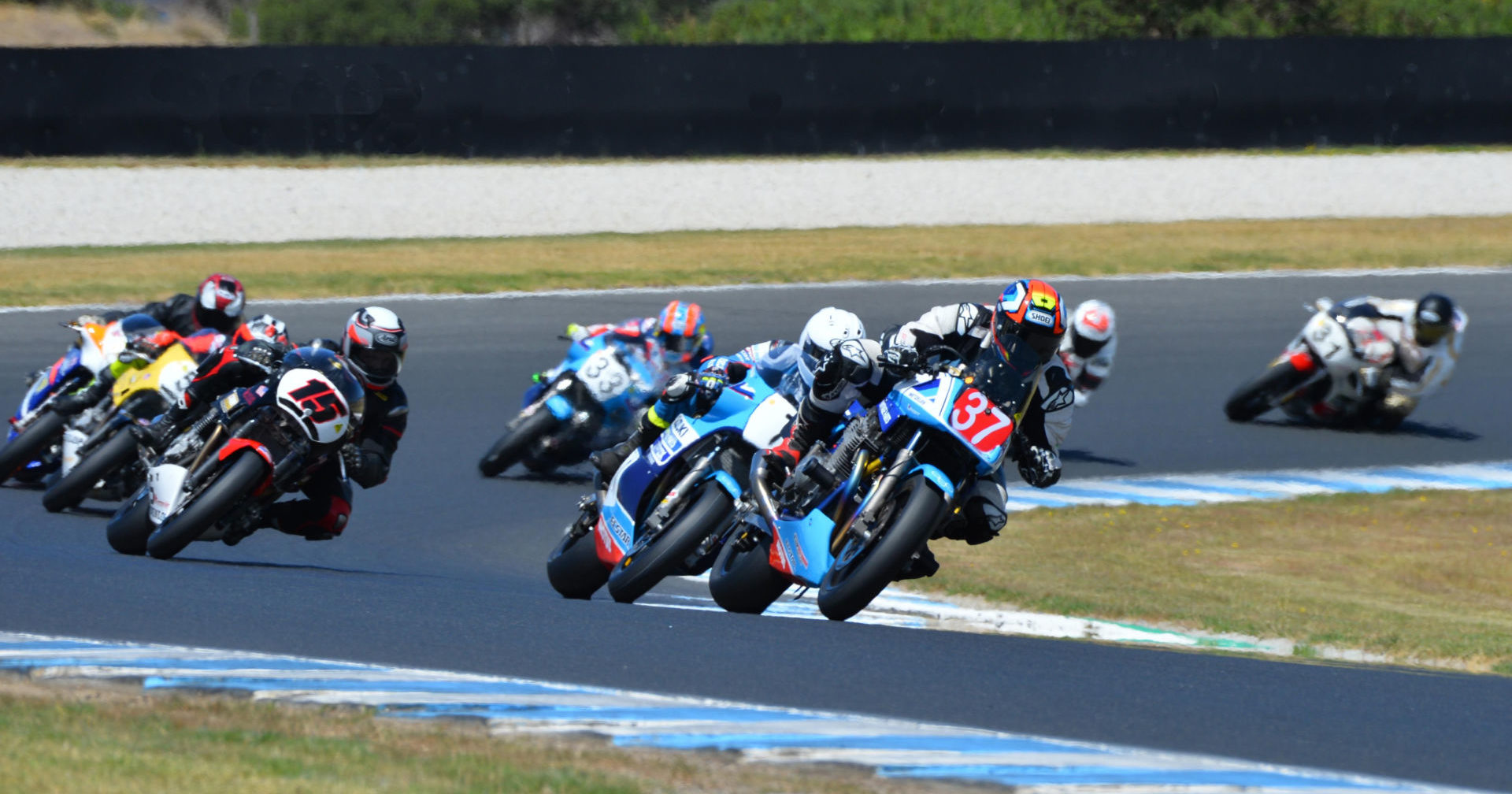 Action from the 2019 International Island Classic at Phillip Island. Photo courtesy of Phillip Island Grand Prix Circuit.