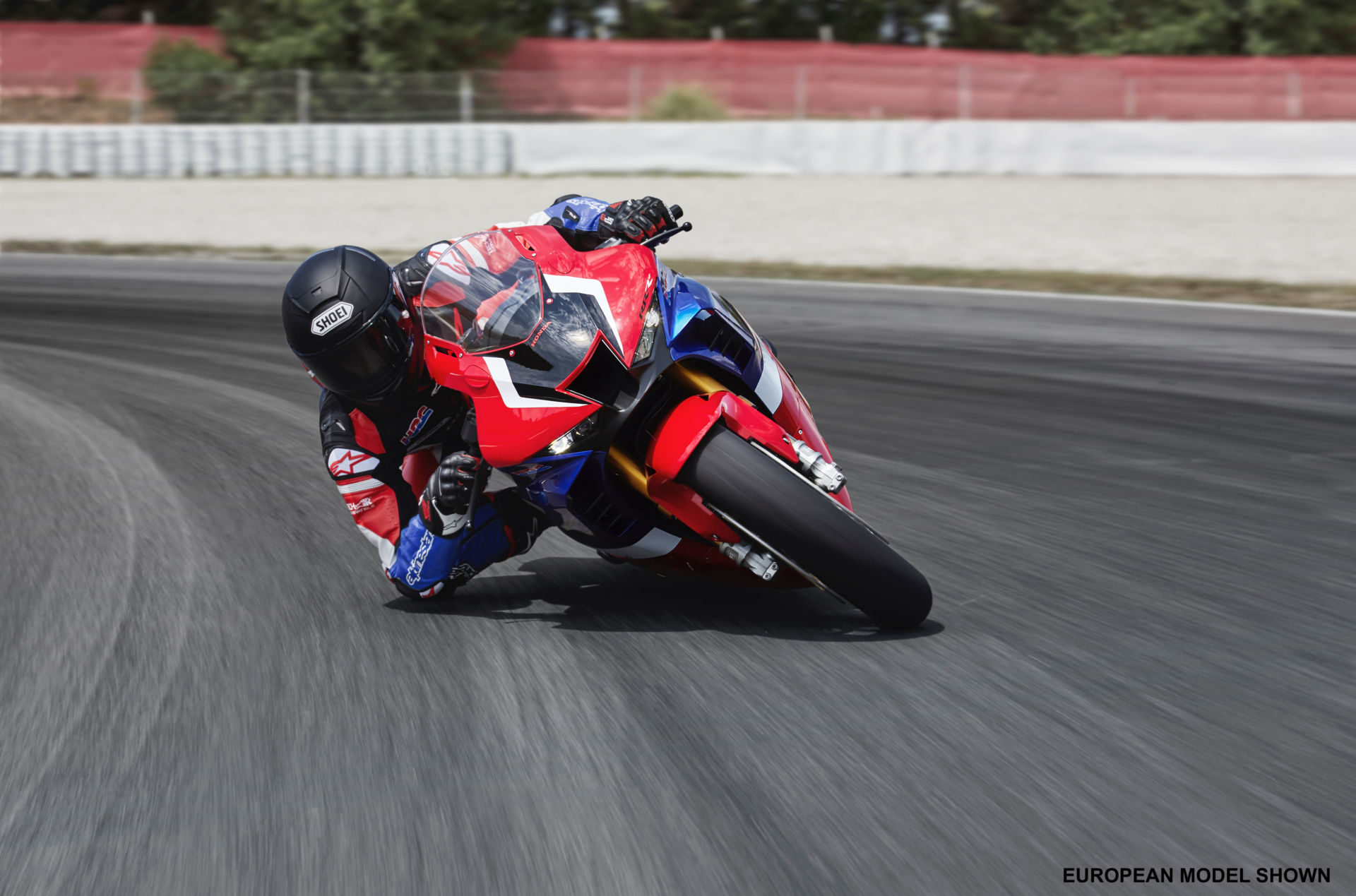 A test rider on Honda's new 2021 CBR1000RR-R. Photo courtesy of American Honda.