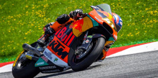 Brad Binder (41). Photo courtesy of Dorna/www.motogp.com.