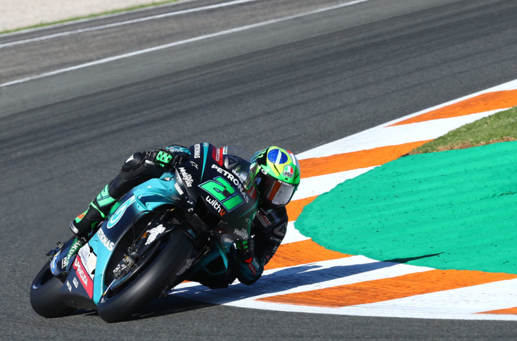 Franco Morbidelli (21). Photo courtesy of PETRONAS Yamaha SRT.