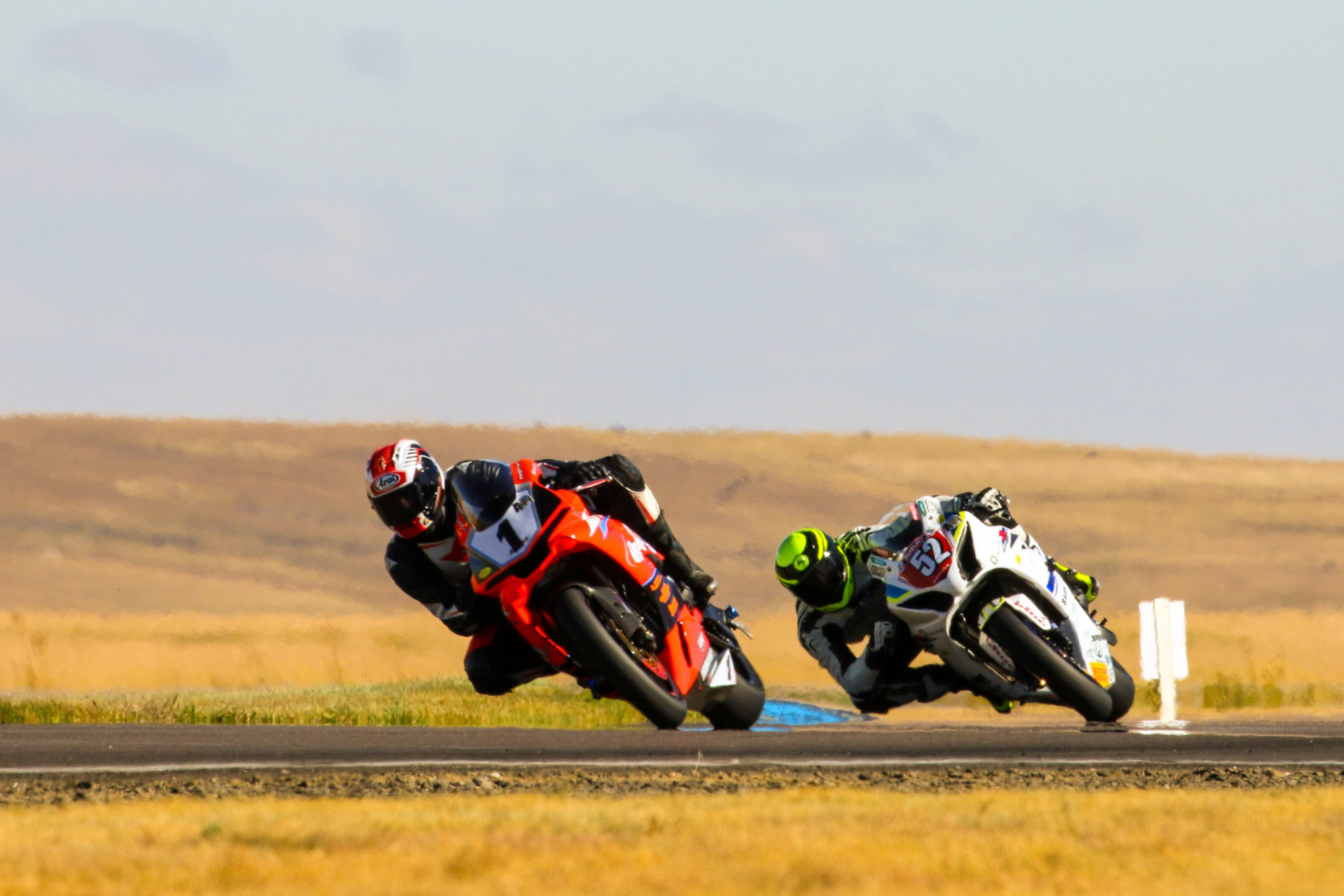 MRA racers Ryan Burke (1) and Sean Thomas (52) in action. Photo by Brandon Wren, courtesy of MRA.