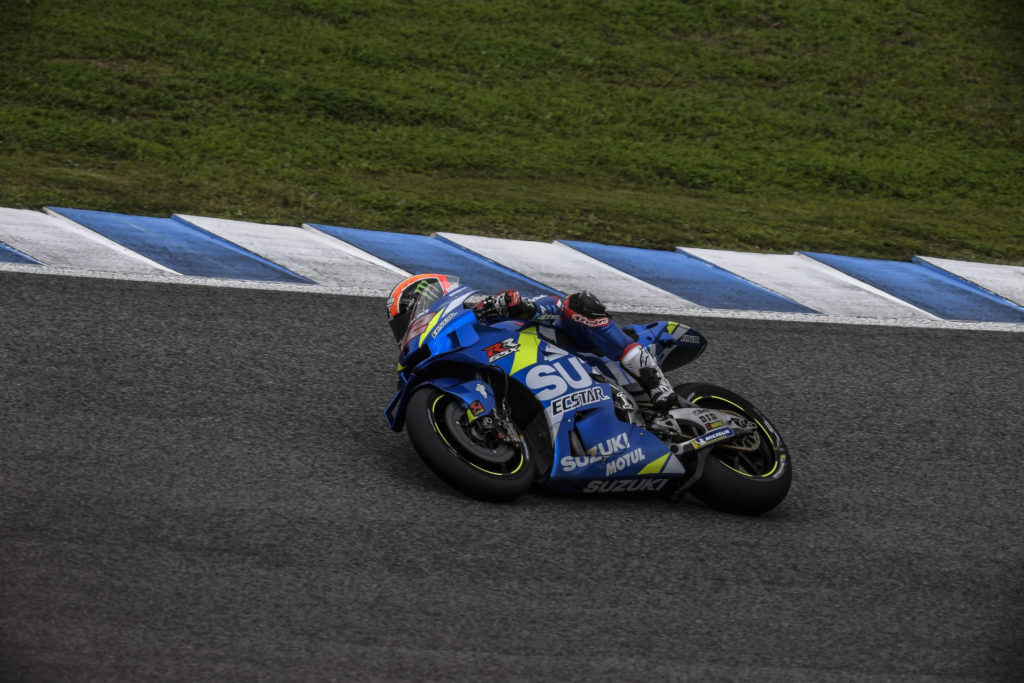 Alex Rins (42). Photo courtesy of Team Suzuki ECSTAR.