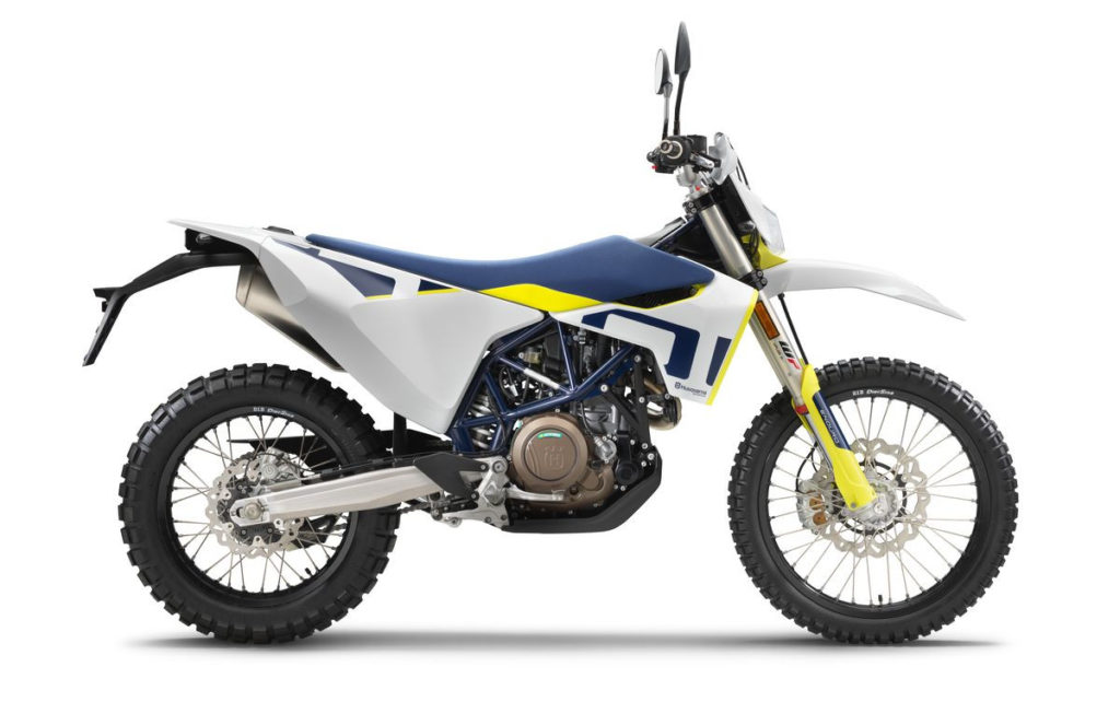 A 2020 Husqvarna 701 Enduro. Photo courtesy of Husqvarna Motorcycles North America, Inc.