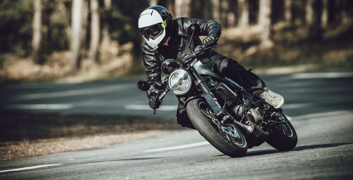 A 2020 Husqvarna Vitpilen 401 at speed. Photo courtesy of Husqvarna Motorcycles North America, Inc.