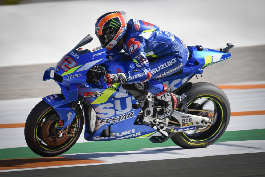 Alex Rins (42). Photo courtesy of Dorna/www.motogp.com.