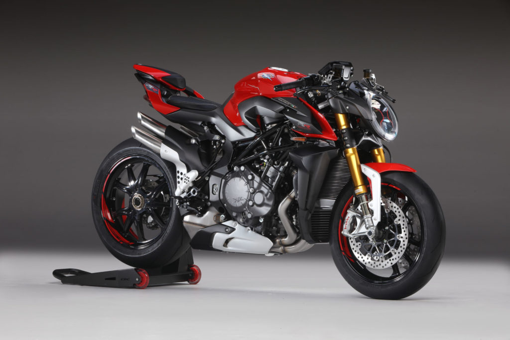 A 2020 MV Agusta Brutale 1000 RR.