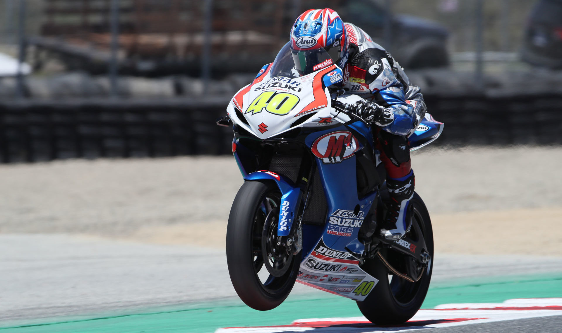 Sean Dylan Kelly (40) will make his Moto2 World Championship debut in the final round of the series held at the Ricardo Tormo Circuit in Valencia, Spain. Photo by Brian J. Nelson.