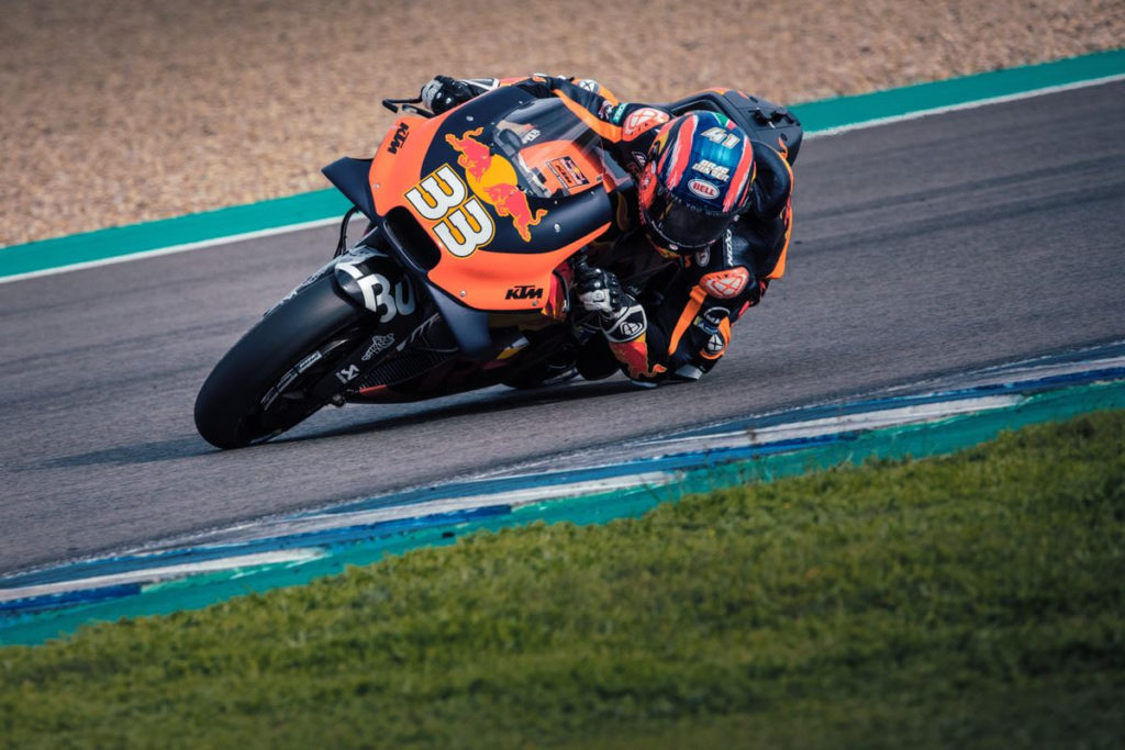 Brad Binder (33). Photo courtesy of KTM Images.